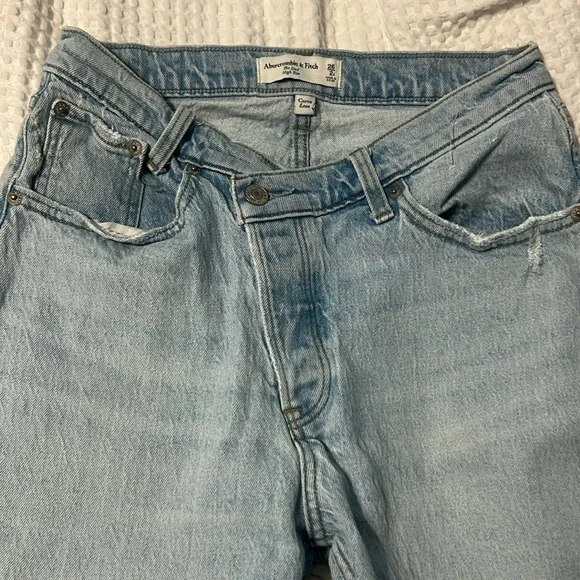 Abercrombie & Fitch Curve love The Dad High-Rise - Picture 1 of 4